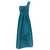 Alberta Ferretti 'Mikado' Light Blue Maxi One-Shoulder Draped Dress in Satin Woman BLUE