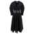 Alaïa ALAÏA Poplin cross belt dress BLACK