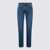AMI Paris Ami Paris Dark Blue Cotton Jeans USED BLUE