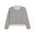 AMI Paris AMI PARIS Striped organic cotton sweater WHITE