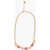 Dior Golden-Effect Chain Necklace With Cd Monogram Gold
