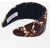 Dior Patterned Alice Maxi Hairband With Suede Lining Multicolor