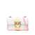 Pinko PINKO 'Love One' Mini Leather Panel Shoulder Bag WHITE