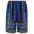 Versace 'Nautical' Blue Shorts with Barocco Print in Silk Man BLU