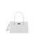 Versace 'Medusa 95' White Tote Bag with Logo Detail in Smooth Leather Woman WHITE