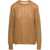 ETRO Beige Braided Pullover with Embroidered Logo on the Chest in Cashmere Woman BEIGE
