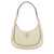 Tory Burch TORY BURCH ROBINSON BRUSHED LEATHER CRESCENT BAG WHITE