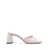 BY FAR 'Romy' Pink Mules in Patent Leather Woman By Far WHITE