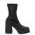 Stella McCartney 'Skyla Sole Platform' Black Boots With Oversize Sole In Faux Leather Woman BLACK