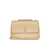 Tory Burch 'Convertible Kira' Beige Shoulder Bag with Logo in Chevron-Quilted Leather Woman BEIGE