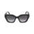 Alexander McQueen ALEXANDER MCQUEEN Sunglasses BLACK BLACK GREY