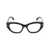 Alexander McQueen ALEXANDER MCQUEEN Eyeglasses BLACK BLACK TRANSPARENT