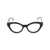 Gucci GUCCI Eyeglasses BLACK WHITE TRANSPARENT