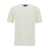 Tom Ford White Crewneck T-Shirt With Ribbed Trim In Lyocell Blend Man WHITE