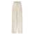 Brunello Cucinelli BRUNELLO CUCINELLI Relaxed trousers in garment-dyed cotton-linen cover-up CHALK