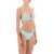Moncler Bikini Set With Logo Print WINTER GREEN