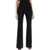 COURRÈGES Tailored Bootcut Pants In Technical Jersey BLACK