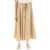 Moncler Midi Poplin Skirt In LIGHT BEIGE
