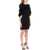 Stella McCartney Mini Dress With Petal Sleeves BLACK