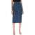 Self-Portrait Women's Midi Cargo Skirt MID BLUE