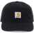 CARHARTT WIP Icon Baseball Cap With Patch Logo BLACK