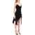 MUGLER Asymmetric Mini Bustier Dress BLACK BLACK