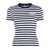 Versace VERSACE STRIPED T-SHIRT WITH EMBROIDERY MULTICOLOUR