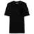 Jil Sander Jil Sander Cotton T-Shirt With Feathers On The Chest BLACK