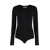 Maison Margiela Maison Margiela Long Sleeve Jersey Bodysuit Black