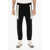 Neil Barrett Skinny Fit Two-Tone Neoprene Joggers Black