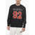 Alexander McQueen Crew Neck 92 Cotton Blend Sweatshirt Black
