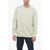 Alexander McQueen Brushed Sweatshirt With Ton-Sur-Ton Embroidery Green