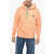 Marcelo Burlon Sunset Hoodie Sweatshirt With Embroidered Logo Orange