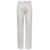 Maison Margiela White 5-Pocket Style Straight Jeans With Contrasting Stitching In Cotton Denim Woman WHITE