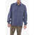 Bally Silk Saharan Shirt With Standard Collar Blue