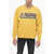 Gucci Crew Neck California Sweatshirt With Sequined Embroidery Yellow
