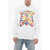 Marcelo Burlon Rib Cage Hoodie Sweatshirt With Graphic Print White