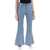 Marni Flared Leather Pants For Women OPAL