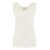 SPORTMAX SPORTMAX FICO - Sleeveless crepe jersey top WHITE