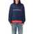 Givenchy GIVENCHY Boxy fit hoodie with pocket DEEP BLUE