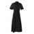 Woolrich WOOLRICH Pure cotton poplin chemisier dress BLACK