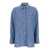 Semicouture Blue Denim Oversize Shirt in Cotton Woman BLU