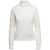 Maison Margiela White High Neck Sweater With Contrasting Stitching In Wool Woman WHITE