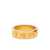 Maison Margiela MAISON MARGIELA Numerical engraved ring YELLOW GOLD PLATING BURATTATO
