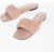 Stella McCartney Vegan Leather Logoed Padded Slides Pink