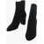 Saint Laurent Suede Boots Heel 7 Cm Black
