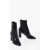 Saint Laurent Leather Boots Heel 8 Cm Black