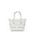 Michael Kors MICHAEL KORS Eliza Cut-Out Synthetic Leather Tote Bag WHITE