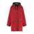 Burberry BURBERRY HOODED WOOL COAT RED