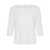 Kangra Kangra Cashmere Viscose Sweater With Rounded Boat Neck WHITE
